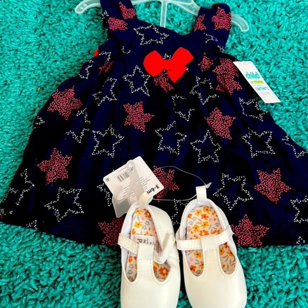 Carter’s child of mine Fourth of July outfit new 3-6M